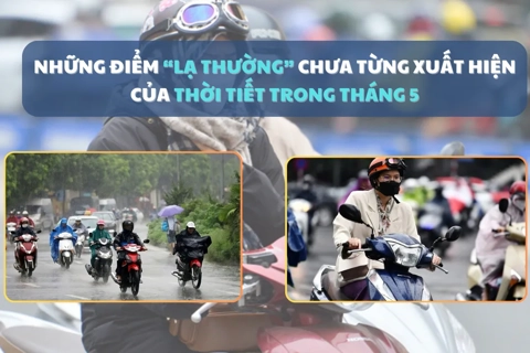 Những điểm “lạ thường” chưa từng xuất hiện của thời tiết trong tháng 5