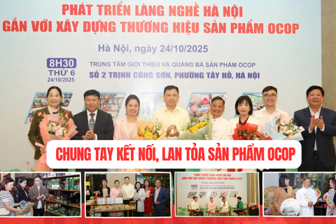 Chung tay kết nối, lan tỏa sản phẩm OCOP