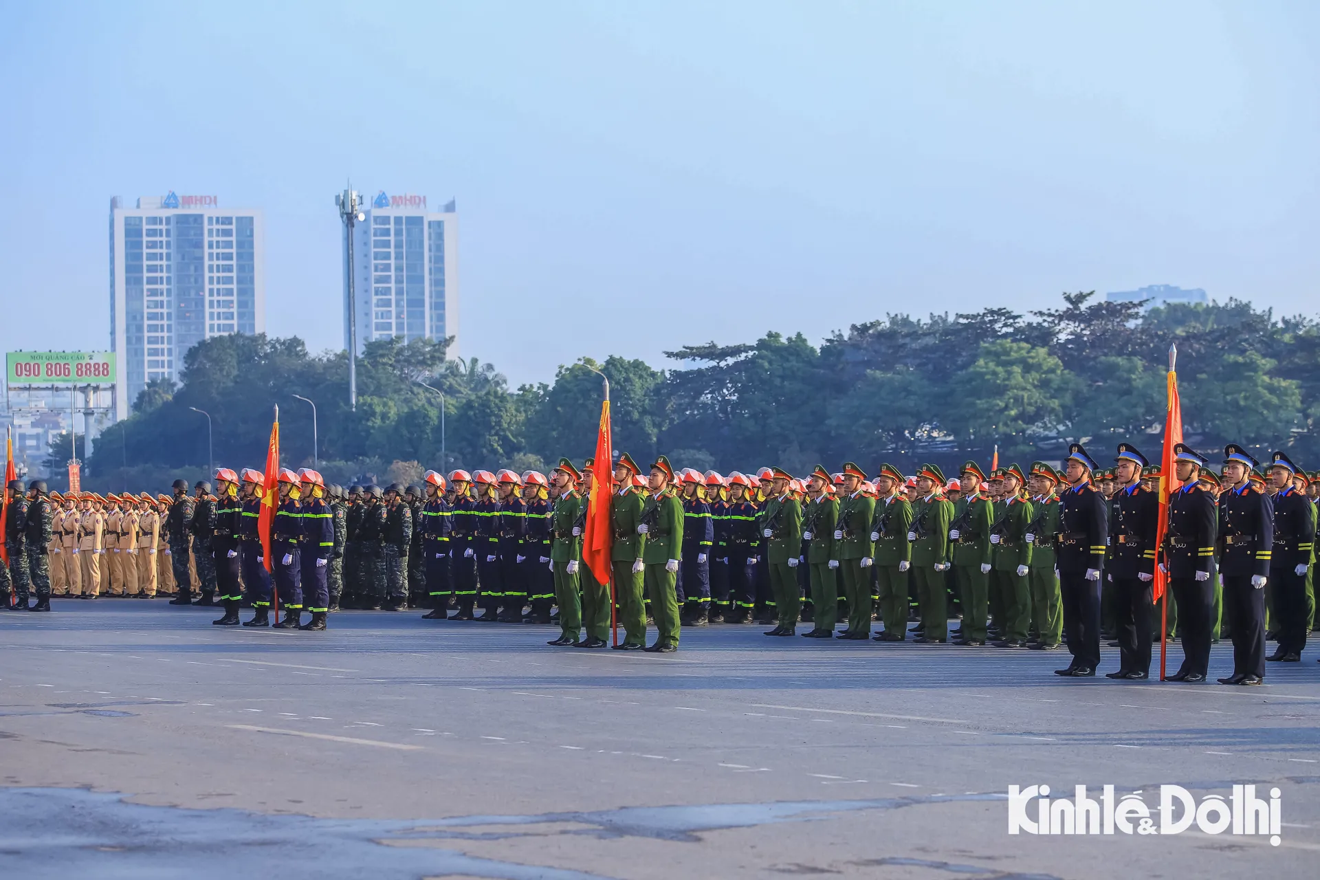 Lễ xuất quân bảo vệ an ninh trật tự phục vụ Đại hội XIV của Đảng