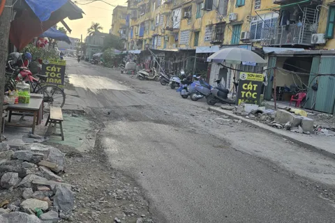 Hải Phòng: dự án tuyến đường dân sinh Quán Toan 1 dang dở sau thời gian thi công
