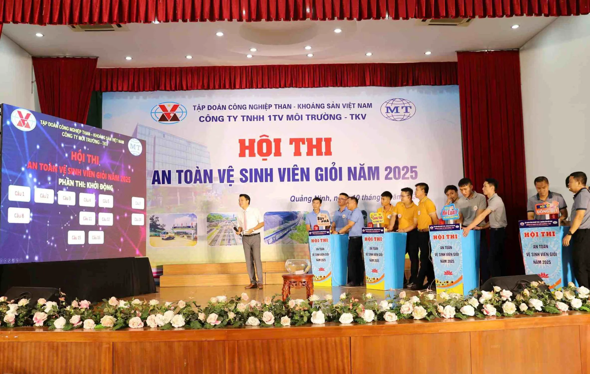 Quảng Ninh: Công ty Môi trường - TKV tổ chức hội thi an toàn vệ sinh viên giỏi