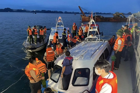 Tìm thấy 28 thi thể nạn nhân trong vụ lật tàu du lịch trên vịnh Hạ Long