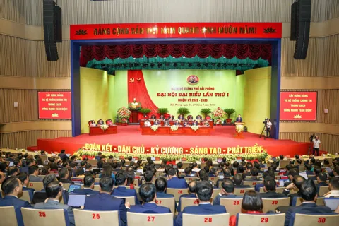 Khai mạc Đại hội Đảng bộ thành phố Hải Phòng lần thứ nhất, nhiệm kỳ 2025 - 2030