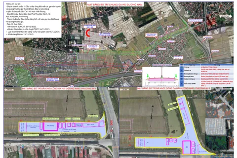 Phấn đấu hoàn thành giải phóng mặt bằng dự án đường sắt Lào Cai - Hà Nội - Hải Phòng trong năm 2025.