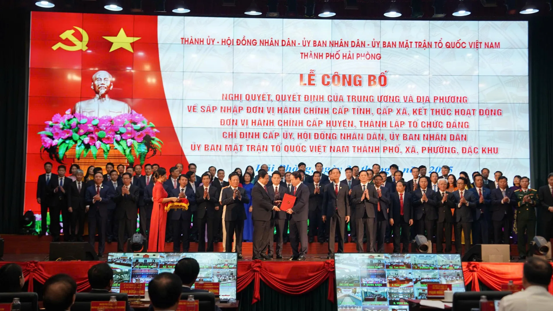 Hải Phòng công bố Nghị quyết, Quyết định về sáp nhập đơn vị hành chính