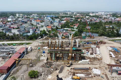 Hải Phòng: thi công cầu Nguyễn Trãi đạt 36% kế hoạch