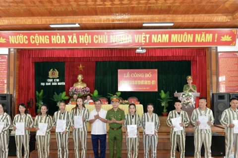 Hải Phòng: Trại giam Xuân Nguyên có 309 phạm nhân được đặc xá dịp 2/9