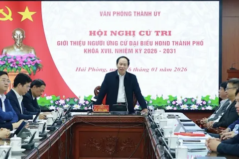 Hải Phòng: giới thiệu ông Lê Tiến Châu và ông Đỗ Mạnh Hiến ứng cử đại biểu HĐND thành phố khóa XVII