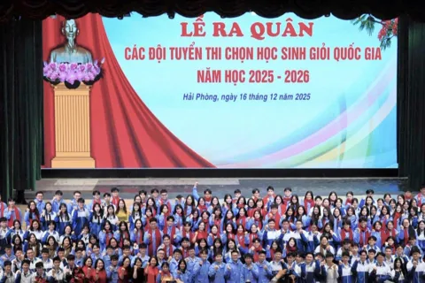 Hải Phòng: xếp thứ tư toàn quốc về số lượng giải học sinh giỏi quốc gia năm học 2025 - 2026
