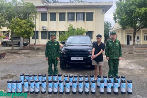 Quảng Ninh: thu giữ nhiều bình khí cười