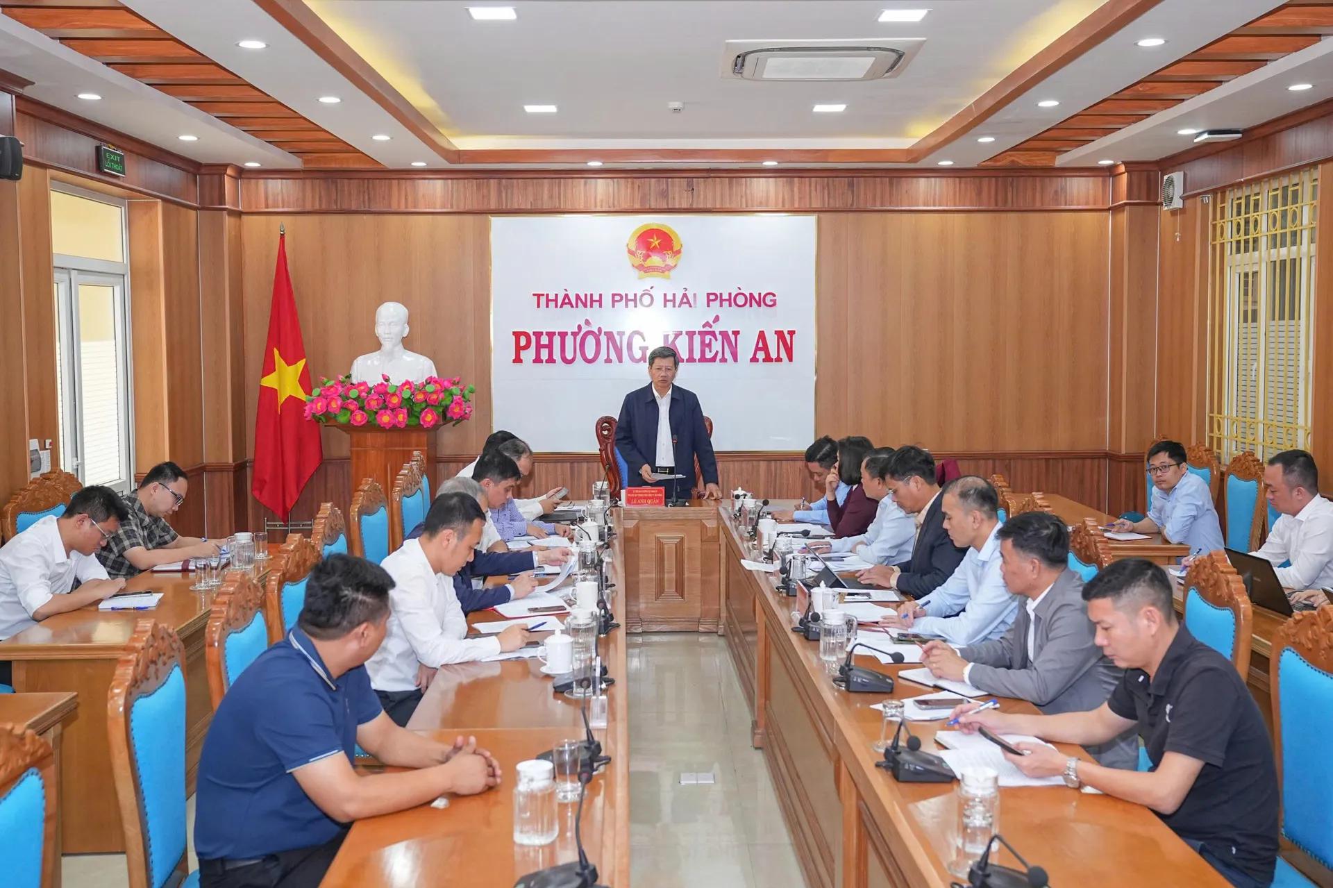 Hải Phòng: không để chậm tiến độ Dự án vườn hoa hồ Hạnh Phúc