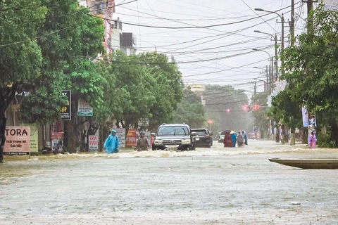 Quảng Bình: 4 người mất tích, gần 21.000 ha lúa bị ngập do mưa lũ