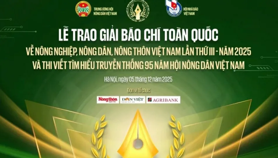 Sắp trao giải báo chí toàn quốc về nông nghiệp, nông dân, nông thôn lần thứ III