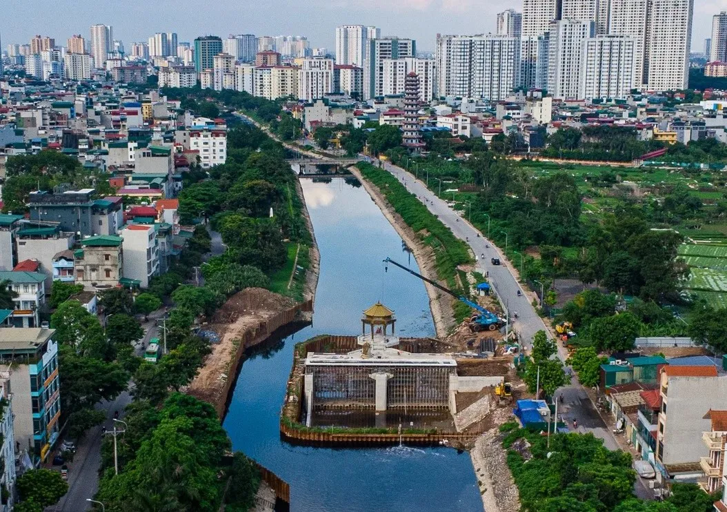 Hồi sinh sông Tô Lịch: Hà Nội tăng tốc thi công đập dâng, quyết tâm hoàn thành đúng tiến độ