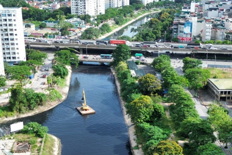 Diện mạo “mỗi ngày thêm xanh, sạch, đẹp” của sông Tô Lịch
