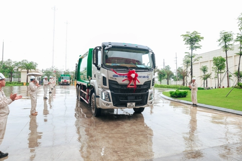 Hà Nội: Nhà máy điện rác Seraphin chính thức tiếp nhận rác để vận hành thử
