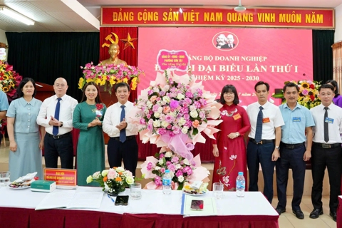 Phường Sơn Tây: Đại hội Đảng bộ Doanh nghiệp lần thứ I, nhiệm kỳ 2025 - 2030