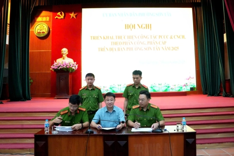 Sơn Tây: triển khai công tác phòng cháy chữa cháy và cứu nạn cứu hộ
