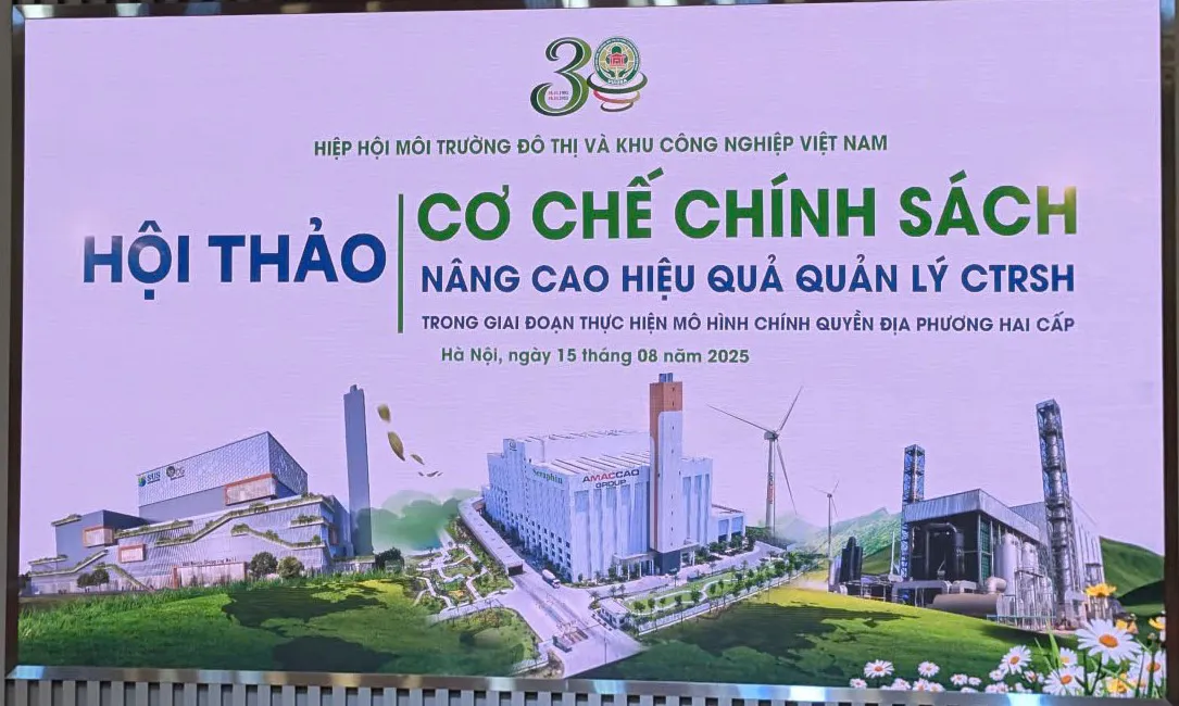 Nâng cao hiệu quả quản lý chất thải rắn sinh hoạt trong mô hình chính quyền địa phương 2 cấp