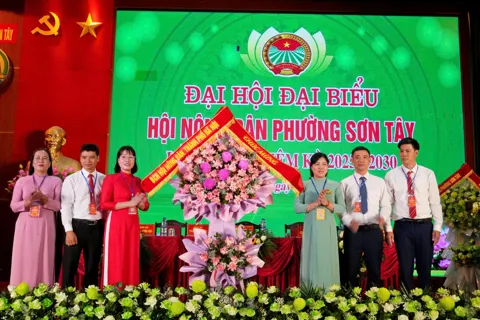 Đại hội đại biểu Hội Nông dân phường Sơn Tây nhiệm kỳ 2025 – 2030