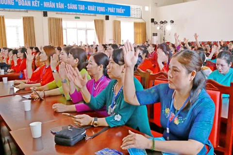 Đại hội đại biểu phụ nữ xã Đoài Phương lần thứ I, nhiệm kỳ 2025 – 2030
