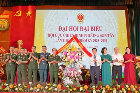 Đại hội Đại biểu Hội CCB phường Sơn Tây lần thứ VIiI, nhiệm kỳ 2025 – 2030