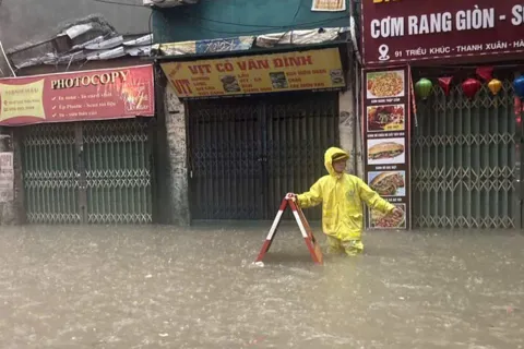 Hà Nội: có nơi vượt ngưỡng 300mm
