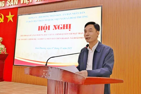 Vấn đề đất đai hâm nóng hội trường đối thoại tại xã Đoài Phương