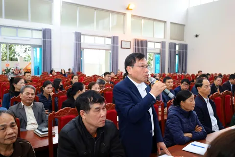 Phường Tùng Thiện tập huấn nghiệp vụ công tác bầu cử