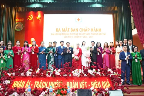 Đại hội đại biểu Hội Chữ thập đỏ phường Sơn Tây lần thứ nhất, nhiệm kỳ 2026 – 2031