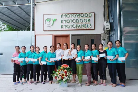 Công ty Cổ phần Gỗ nhựa Kyoto Group: Chăm lo đời sống người lao động
