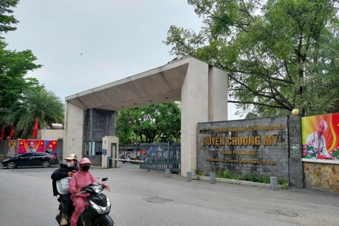 Phương án đặt trung tâm hành chính của 1 phường và 5 xã ở Chương Mỹ