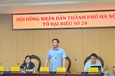 Đại biểu HĐND TP đơn vị bầu cử số 24 tiếp xúc cử tri huyện Hoài Đức