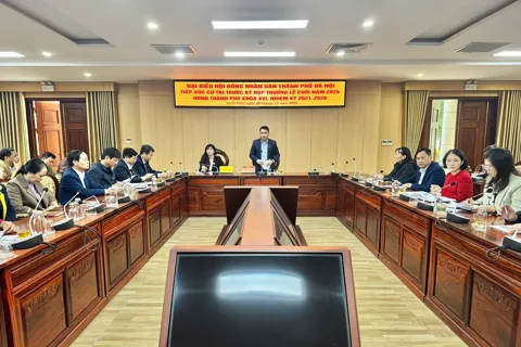 Tổ Đại biểu số 24 HĐND TP tiếp xúc cử tri tại 4 xã Hoài Đức, Sơn Đồng, Dương Hòa, An Khánh