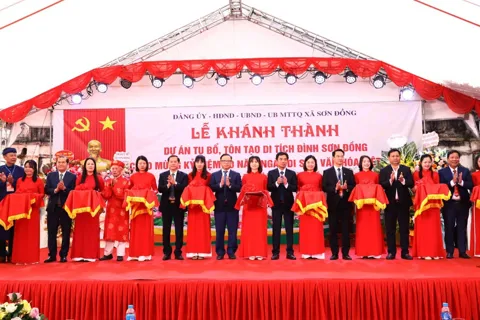 Hoàn thành trùng tu Di tích Quốc gia đình Sơn Đồng
