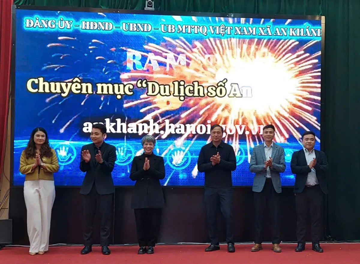 Xã An Khánh: Ra mắt trang “Du lịch số An Khánh” và phát động phong trào “Học tập số toàn dân”