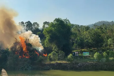 Xã Xuân Mai: Diễn tập kỹ năng phòng, chống cháy rừng
