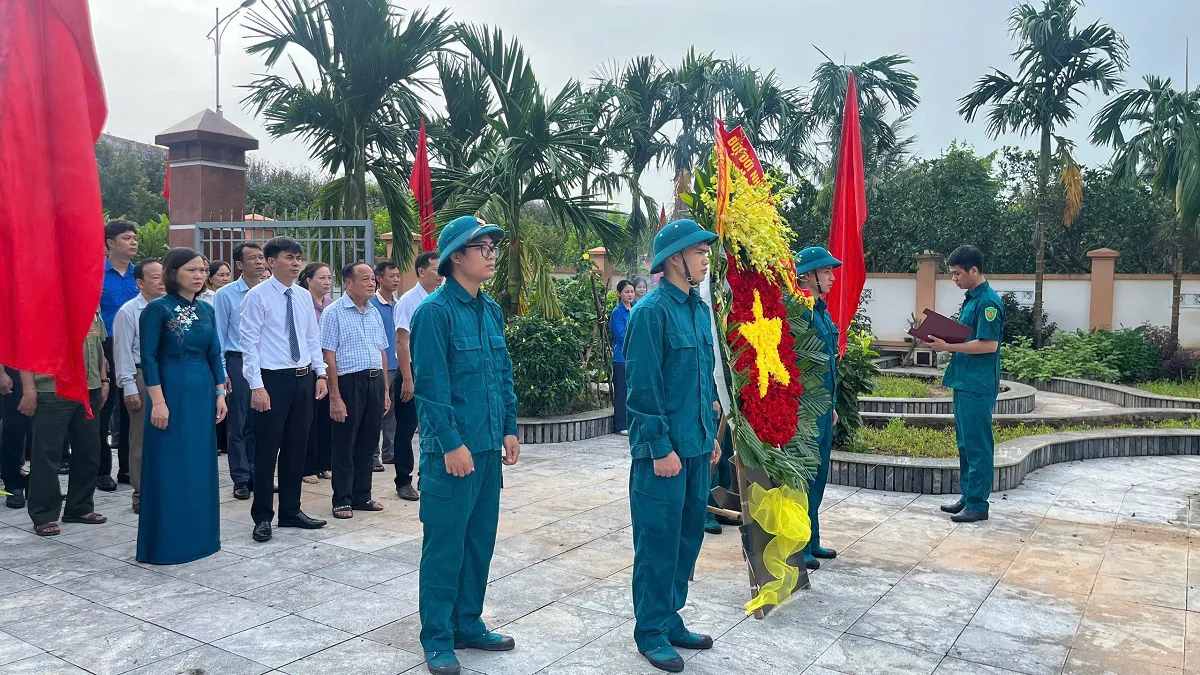 Xã Dương Hoà kỷ niệm 78 năm Ngày Thương binh – Liệt sĩ