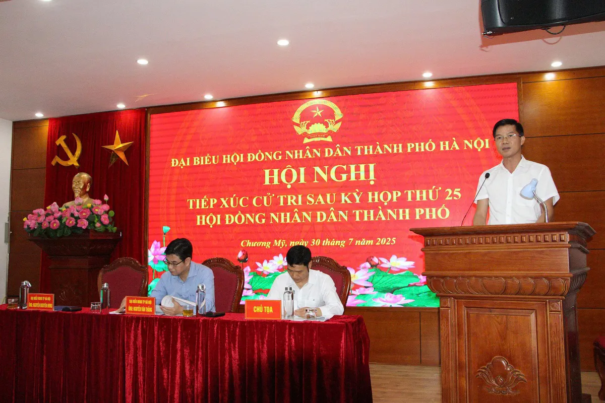 Đại HĐND TP tiếp xúc cử tri: Nóng về giao thông, hạ tầng, cấp quyền sử dụng đất, ô nhiễm môi trường