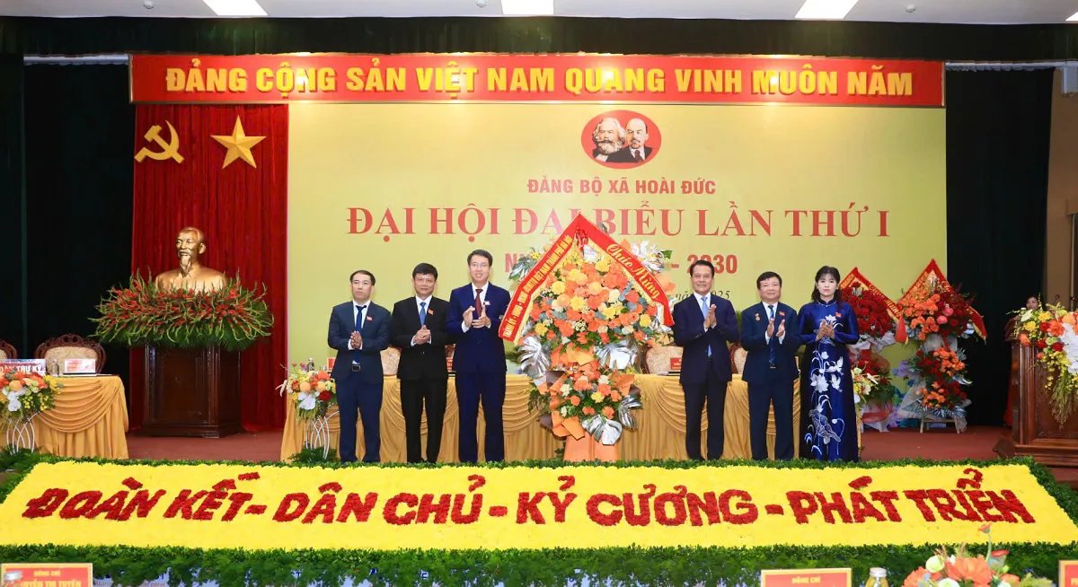 Quyết tâm đưa xã Hoài Đức trở thành phường giàu đẹp, văn minh, đời sống người dân hạnh phúc