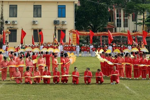Đại hội Thể dục Thể thao lần thứ I xã Xuân Mai diễn ra trang trọng