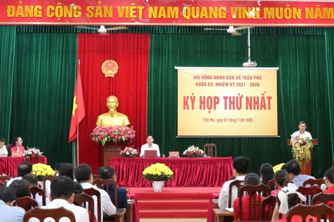 HĐND xã Trần Phú họp kỳ thứ nhất, đánh dấu sự khởi đầu giai đoạn phát triển mới