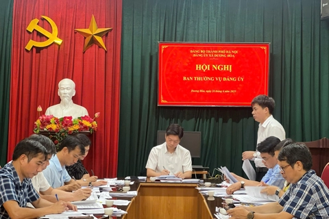 Xã Dương Hòa tổ chức vận hành thử nghiệm chính quyền địa phương 2 cấp
