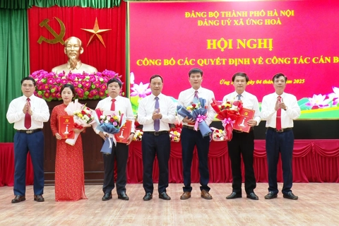 Xã Ứng Hòa: lấy kết quả công việc, hài lòng của người dân để đánh giá cán bộ
