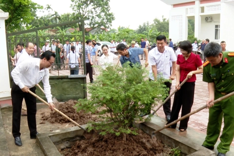 Xã Ứng Hòa phát động, triển khai cuộc thi “sáng – xanh – sạch – đẹp”
