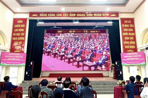 Xã Ứng Thiên hướng về Đại hội Đại biểu toàn quốc lần thứ XIV của Đảng