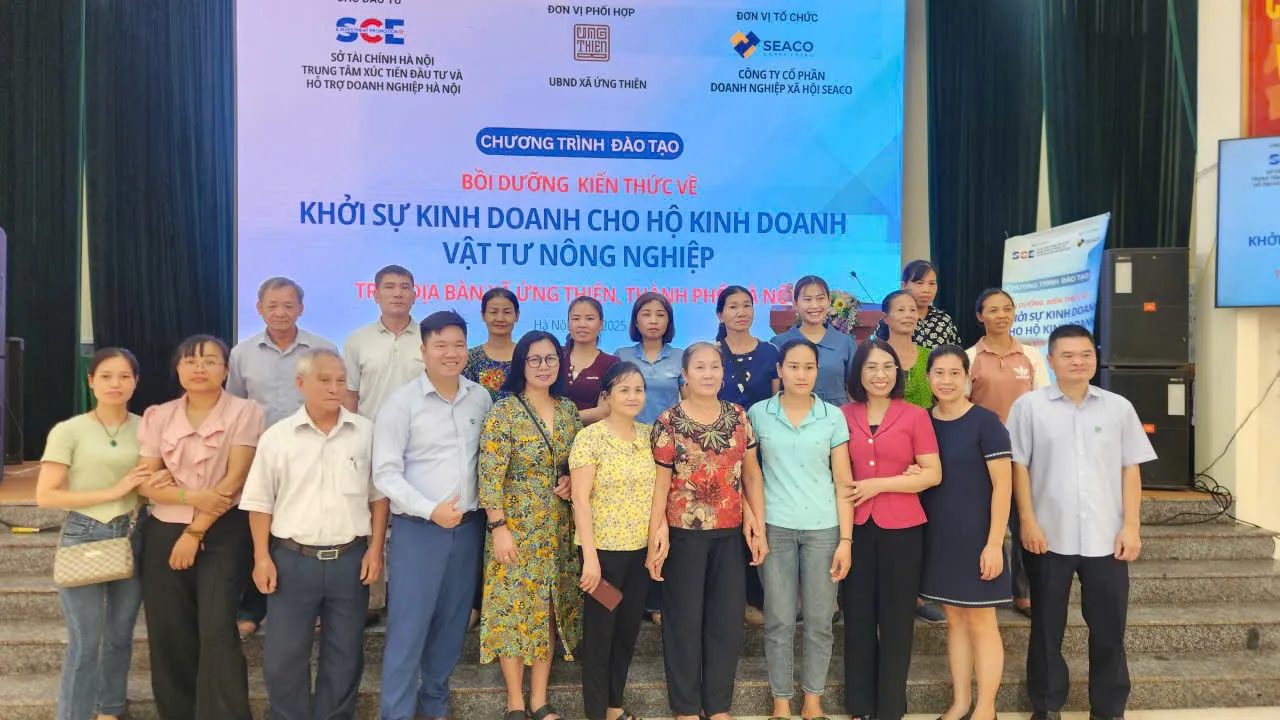 Xã Ứng Thiên: bồi dưỡng kiến thức pháp luật cho hộ kinh doanh