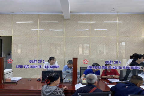 Trung tâm phục vụ hành chính công xã Ứng Thiên: lấy người dân làm trung tâm
