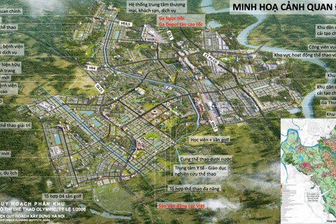 Công bố Quy hoạch phân khu đô thị thể thao Olympic