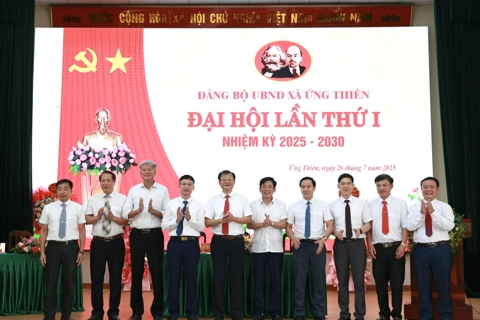 Đảng bộ cơ quan UBND xã Ứng Thiên tổ chức Đại hội lần thứ I, nhiệm kỳ 2025 – 2030
